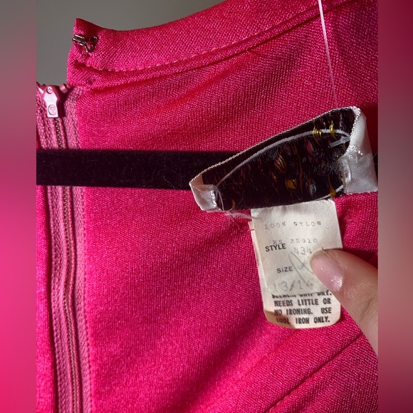 70s Hot Pink Pat Richards Maxi Dress - Picture 4 of 11